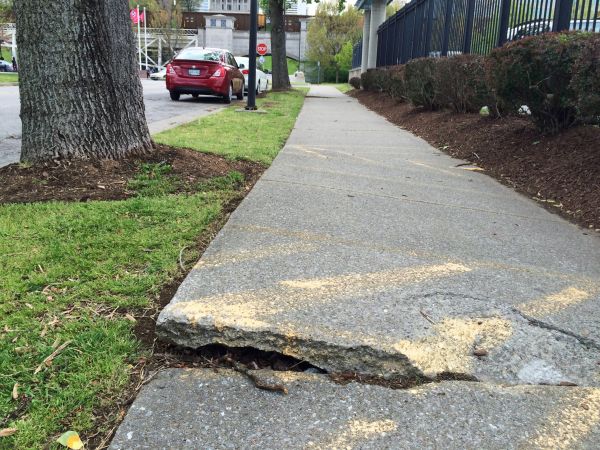 Cement Sidewalk Repair in Fairhope