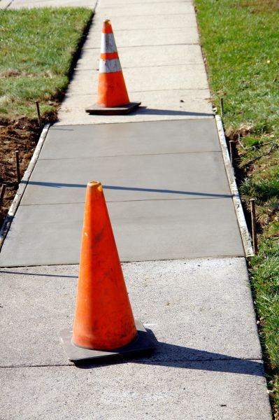 Sidewalk Panel Replacement in Fairhope